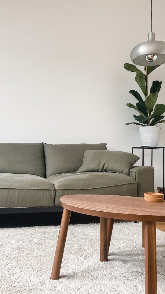 Sofa and stacking tables
